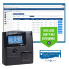Pyramid Time Systems TimeTrax EZ Series 50 Employee Base Package Software Based Proximity Time Clock System, Black (PPDLAUBKN)-Proximity Time Clock System records employee punch times using RFID proximity cards; 50-Employee base software package handles weekly, bi-weekly, semi-monthly or monthly pay periods; expands up to 500 employees