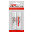 Staples Washable Glue Sticks - 9g - 2 Pack-Glue sticks for school and crafting applications