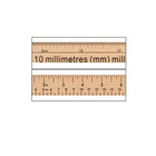 Merangue Wooden Metre/Yard Stick-Made of natural pine wood material