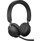 Jabra Evolve2 65, Link 380a, Stereo MS Headset with Stand - Black-Wearing Style: Over-the-Head, Color: Black