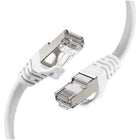 Speedex Cat 8 High-Speed 40 Gigabit Ethernet Patch Internet Shielded Cable - 5 ft Length - White-High Speed Ethernet Cable For Networks