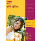 Staples Photo Supreme Paper - Glossy - 5" x 7" - 50-Pack-For sparkling photos that resist fading