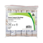 Wasip Elastic Support Bandage - 4" x 4.5m - 12 Pack-These non-adhesive elastic support bandages are made of premium quality acrylic polyester and high tensile strength rubber