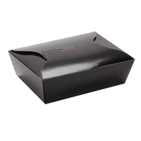 Fold-Pak Biopak Paper Take Out Container, Black, 26 oz., 450 Pack-Black