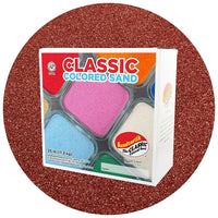 Sandtastik Classic Coloured Sand, 25 lb (11.3 kg) Box, Cranberry-Fine grain with natural sparkle throughout