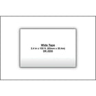 Brother DK2205 Continuous Length Paper Label - 2-1/2" - Black on White-Each roll measures 62 mm wide x 30.48 m long