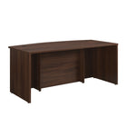 Sauder 71"W Affirm Executive Desk - Noble Elm-Durable, 1" thick top for books, binders, a computer, and more