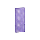 Azar Displays 20" x 8" Pegboard 1-Sided Wall Panel, Translucent Purple, 2 Pack-For use with flat surface