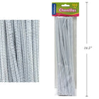 Selectum - Cure-pipes en chenille 12 po - Blanc - Paquet de 100-Blanc