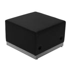 Flash Furniture HERCULES Alon Series LeatherSoft Reception Configuration, 6 Pieces,  Black-Features: