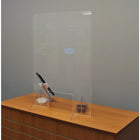Eddie's Plexiglass Acrylic Protective Shield - 23"W x 32"H - Clear-Minimal assembly required