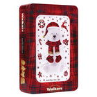 Walkers Polar Bear and Reindeer Tin with Scottish Festive Shapes Shortbread Assortment - 250g - 2 Pack-250g