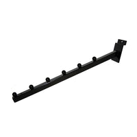 Can-Bramar Waterfall For Slatwall, 16", Black, 25 Pack-Waterfall for slatwall