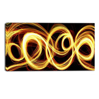 Designart Abstract Gold Shock Canvas Art, (PT3016-32-16)-Print