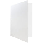 JAM Paper Premium Paper Cardstock Two Pocket Presentation Folders, White, 12 Pack (6194703dg)-Finish: matte