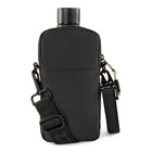 Bugatti x Edition22 - Crossbody Bag - Recycled Polyester - Black-Water-repellent, gender-neutral crossbody bottle bag made from high-quality recycled nylon
