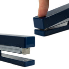 JAM Paper Modern Desk Stapler, Navy Blue-Capacity: 2000 staples