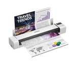 Brother DS-940DW Wireless Desk Saving Design Mobile Scanner-You can recharge the battery (included) and power the DS-940DW with a micro USB 3.0 cable (included)