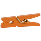 JAM Paper Wood Clothing Pin Clips, Medium, 1 1/8, Orange, 2 Packs of 50, 100 Total (230729145a)-4