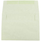 JAM Paper A6 Invitation Envelopes, 4.75 x 6.5, Parchment Green Recycled, 250 Pack (13278H)-Blank interior for personalized message