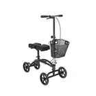 Drive Medical Dual Pad Steerable Knee Walker with Basket-Silver, Steel