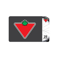 Canadian Tire $25 Gift Card-Air Miles cannot be collected on Gift Card purchases