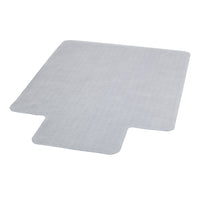 Flash Furniture 45" x 53" Carpet Chair Mat with Lip-Clear Vinyl Chair Mat