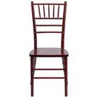 Flash Furniture HERCULES Series Wood Chiavari Chairs - Mahogany - 2 Pack-Set of 2 Wooden Chiavari Chairs