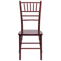Flash Furniture HERCULES Series Wood Chiavari Chairs - Mahogany - 2 Pack-Set of 2 Wooden Chiavari Chairs