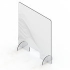 Mark Maker Acrylic Sneeze Guard - 18" x 23.75" - Design #6-Available with acrylic feet to easily stand on countertops for portability and quick installation with no tools required.
