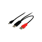 StarTech USB2HABMY6 6' USB A/Mini B Male to Male Cable-Hi-Speed USB 2.0 interface for up to 482 Mbps transfer speeds