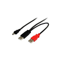 StarTech USB2HABMY6 6' USB A/Mini B Male to Male Cable-Hi-Speed USB 2.0 interface for up to 482 Mbps transfer speeds