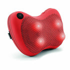Mahli Shiatsu Massage Pillow with Heating - Red-Multi-purpose: back, neck and shoulders