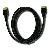 TygerWire 6' Male to Male HDMI Cable, 0.8" x 6.3" x 6.3", Black-TygerWire 6FT x HDMI Cable w/Gold Plated 19-Pin Male to Male,1.4V,3D ready