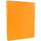 JAM Paper Bright Colour Cardstock, 8.5 x 11, 65lb Ultra Orange, 250 Pack (151027B)-Size: 8-1/2" x 11"
