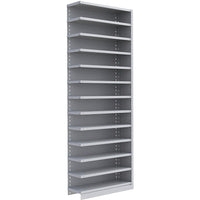 Metalware RK422 Boltless Shelving Unit, 13-Shelves, 36" x 24" x 100", Light Grey-Adjustable shelving system that provides high strength, yet economical storage capacity for your needs