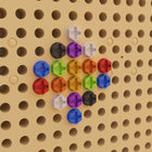 Flash Furniture Bright Beginnings Commercial Grade Modular STEAM Wall 512 Piece Multicolor Screw Accessory Pack-Perfect for Daycares, Preschools and Early Learning Centers