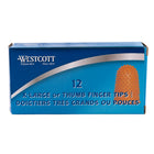 Westcott Heavy Duty Non-Ventilated Fingertips - X-Large - 12 Pack-Ideal for heavy duty counting, filing, collating and sorting