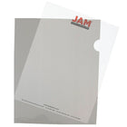 JAM Paper Plastic Sleeves, 9 x 11.5, Smoke Grey, 24 Pack (2226316990g)-Smoke