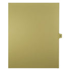Mark Maker Legal Exhibit Index Tab Buff Single Tabs, 1/15th Cut, Letter Size, No Holes, Number 53, 25 Pack-Buff Single Tabs, 1/15th Cut