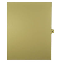 Mark Maker Legal Exhibit Index Tab Buff Single Tabs, 1/15th Cut, Letter Size, No Holes, Number 53, 25 Pack-Buff Single Tabs, 1/15th Cut