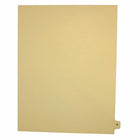 Mark Maker Legal Exhibit Index Tab Buff Single Tabs, 1/15th Cut, Letter Size, No Holes, Letter O, 25 Pack-Buff Single Tabs, 1/15th Cut