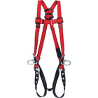 Protecta Pro Welders Harnesses with Back/Side D-Rings and Tongue Buckle Leg Connections-Heat and flame resistant webbing made from mod acrylic over Kevlar and polyester