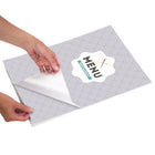 Staples UltraClear Thermal Laminating Pouches - Menu-sized - 3 mil - 100 Pack-Photo safe materials and dry erase friendly