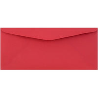 JAM Paper #9 Envelopes, 3 7/8 x 8 7/8, Red Recycled, 25 Pack (1532900)-Colour: Red