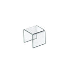 Azar Displays 2"W x 2"H x 2"D Acrylic Riser, 4 Pack (515330)-Made from 1/10" thick clear acrylic
