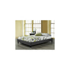 Brassex Grey Platform Bed, Full Size (90010-F)-Modern & Contemprory