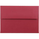 JAM Paper Enveloppes Stardream A1 à effet métallisé, rouge Jupiter, 250/paquet-Intérieur vierge où écrire un mot personnalisé