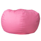 Flash Furniture Oversized Solid Light Pink Bean Bag Chair-Oversized Bean Bag