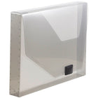 JAM Paper Plastic Portfolio with Side Buckle Closure, 9.75 x 13.5 x 1.5, Smoke Grey, 2 Pack (527smokeg)-Material: Plastic